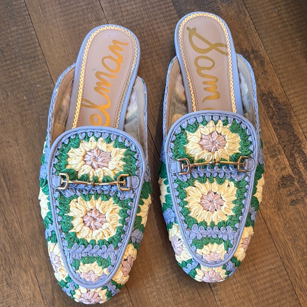 Sam Edelman Women's Colorful Crochet Flats
